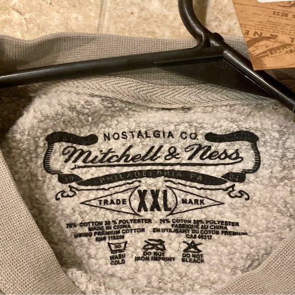 Mitchell & Ness Green Bay Packers Throwback NFL Crewneck Sweatshirt Size XXL New - Picture 7 of 7